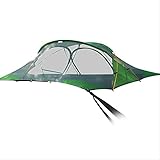 Sanbore Baumzelt Tree Tent Antennen Hängematte Zelt für 2-3 Personen, Familien Outdoor Campingzelt, 220 × 200 cm, wasserdicht (Vier Eckzelt)